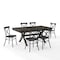 Crosley Hayden 7-Piece Dining Table Set For 6 W/Camille Chairs KF20011SL-MB - alternate 1
