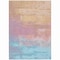Homeroots 3' X 5' Salmon And Beige Abstract Washable Indoor Outdoor Area Rug 610961 - alternate 3