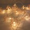 Elegani Rose Gold Diamond String Lights - 10 Warm White LED Lights on Copper Wire, 4.5ft Lighted Length PH-600187 - alternate 2