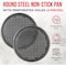 Bakken- Swiss BAKKEN Pizza Pan, Round Perforated, Nonstick Marble Coating, Dishwasher Safe, Gray, 2PK BAKPIZ22GRM - alternate 3