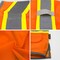 Dome75 Hi-Vis Short Sleeve Safety Vest SM/MD Class ANSI/ISEA 107-2020 Class 3 , Reinforced Front Zipper DV2533 - alternate 3