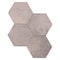 Andova Tiles Deroe- Hex 9-in. x 10-in. Hexagon Honeycomb Matte Porcelain Wall & Floor Tile, 9PK ANDDERH1357 - alternate 3
