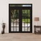 Vdomdoors Front Exterior Prehung Metal-Plastic Double Doors Clear Glass / MANUX 8151 Matte Black / Office Com MANUX8151DEXD-BLK-W72xH80+12-RH-I - alternate 3