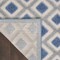 Homeroots 7' X 10' Blue And Gray Geometric Indoor Outdoor Area Rug 546853 - alternate 2