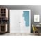 Sartodoors Sliding Closet Double Bi-fold Doors, Planum 0010 Primed, Sturdy Tracks Moldings Trims Hardware Set,  PLANUM0010DBF-PRI-72 x 96 (4* 18x96) - alternate 2