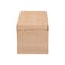 Bali & Pari Damita Scalloped Natural Rattan Storage Bench 259-14270-ZORO - alternate 4