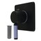 Kingston Brass Single-Handle Six-Way Diverter Valve with Square Trim Kit, Matte Black KS4040KPS - alternate 1