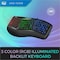 Adesso 3COLORS ILLUMINATED 2X USB KEYBOARD AKB-150EB - alternate 1