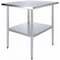 Amgood 30 in. x 36 in. All Stainless Steel Work Table, 35in. Height Commercial Prep Table with AMG WTSS-3036-Z - alternate 1