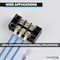 Kable Kontrol Non Insulated Copper Butted Seam Spade Terminal, 12-10 AWG, Stud Size # 10, 100 Pcs, 100PK STNI-1210-10 - alternate 2