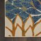 Homeroots 8' Ivory Blue Green And Yellow Floral Indoor Outdoor Runner Rug 548037 - alternate 2