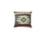 Homeroots 20" Blue And Ivory Southwestern Throw Pillow Cover 534085 - alternate 2