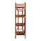 Bali & Pari Basile Marbled Tortoise Natural Rattan Display Shelf 268-14754-ZORO - alternate 4