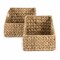Happimess Havanah Southwestern Hand-Woven Hyacinth Slanted Pantry Baskets with Handles, Natural, 2PK BSK1007A-2SET - alternate 4