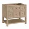 James Martin Vanities Breckenridge 36" Single Vanity, Whitewashed Oak, w/ 3 CM Phantome Eclos Top 330-V36-WWO-3PHT - alternate 2