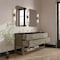 James Martin Vanities Lucian 72" Double Vanity, Pebble Oak, w/ 3 CM Phantome Eclos Widespread Top D704-V72-PBO-WPHT - alternate 3