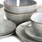 Meritage 16 Piece Reactive Glaze Stoneware Dinnerware Set in Grey 750119140M - alternate 2