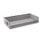 Pucel Semi-Open Perforated A-Frame Tray, 32 3/4 in W x 15 in D x 6 in H, Gray PBT-103 - alternate 1
