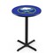 Holland Bar Stool Co 42" Blk Wrinkle Buffalo Sabres Pub Table, 36" dia. Top L211B4236BufSab - alternate 1