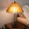 Lavish Home Tiffany Style Table Lamp with Stained Glass Shade, Bronze 72-TIFF-13 - alternate 2
