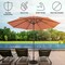 Pure Garden 9-Foot Outdoor Patio Umbrella, Orange 50-101-TC - alternate 4