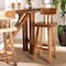 Bali & Pari Luli Solid Suar Wood Bar Stool 261-14333-ZORO - alternate 2