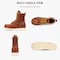 Handpoint Stylish Classic 8 in Soft Toe Mens Work Boots Leather Slip Resistant Durable Breathable, 6.5 HVB808EE-6.5 - alternate 5