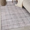 World Rug Gallery Bohemian Stripe Lines Washable Non Slip Area Rug 3 ft x 5 ft Brown WR68BROWN3X5 - alternate 1