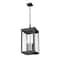 Z-Lite Hartwell 5-Light Outdoor Chain Mount Ceiling Fixture, 12 in W, Sand Black 5019CHXL-BK - alternate 4