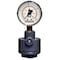 Filter Pump Gauge Guard and Gauge, 0-30 psi, Polypro/FKM, 1/2in FPT process connection, 1/4in Gauge Connection PGGB-030-V - alternate 1