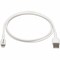 Eaton EATON USB-A To Lightning Sync/charge Antibacterial Cable M/m, Mfi M100AB-02M-WH - alternate 3