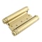 Trans Atlantic Co. 6 in. Bright Brass Double Acting Barrel Spring Square Corner Door Hinge with Fixed Pin - Pack of 2 DH-TAN5006-US3 - alternate 2