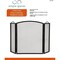 Simple Spaces 3Panel Fireplace Screen, Black CPO90505BK3L - alternate 2