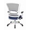 Space Seating Pulsar White Frame Managers Chair, Diamond Blue Galaxy 317W-W1C1F2W-296 - alternate 2