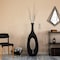 Uniquewise 44-Inch Frosted Black Fiberglass Tall Floor Vase - Decorative Vase for Modern Home Decor QI004676.L - alternate 4