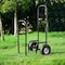 Earth Worth Rolling Firewood Rack Log Cart, Black 83-DT5199 - alternate 2