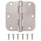 Prosource Door Hinge, Steel, Satin Nickel, Loose Pin, 180 deg Range of Motion, Screw Mounting 20347SNX - alternate 1