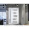 Vdomdoors Front Exterior Prehung FiberGlass Door Frosted Glass / Manux 8002 White Silk / Sidelight Exterior W MANUX8002EXD-WS-W36+16 x H80-RH - alternate 1