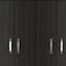 Homeroots 47" Black Three Drawer Combo Dresser 478415 - alternate 2
