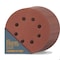 Powertec 5 in. 8 Hole Hook and Loop Sanding Discs Assortment, Aluminum Oxide, 60/120/240 Grit, 75PK 45053N - alternate 1