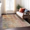 Homeroots 3' X 5' Tan Copper And Terra Cotta Abstract Washable Indoor Outdoor Area Rug 606116 - alternate 2