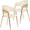 Leisuremod Bella Collection Modern Dining Chair in Off White, 2PK BC21OW2 - alternate 1