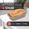 Bakken- Swiss White Marble Nonstick Loaf Pans Set of 4, 7in to 11in, Oven Safe to 450 DegF, Dishwasher Safe BK4LOA4WHT - alternate 2