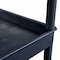 Luxor Utility Cart with Deep Lipped Plastic Shelves, 400 lb Load Capacity, 3 Shelves, 32 in L, 24 in W TC111-B - alternate 4