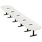 Skutchi Designs 22ft Racetrack Conference Table With Power | Harmony Series | 22 Person Meeting Room Table HAR-RAC-48X264-T.BK-WA7976-EBLK - alternate 1