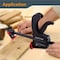 Powertec 36 in. Bar Clamps / Spreaders, Trigger Clamps, One-Handed Ratchet Quick Grip Clamps, 12PK 71597-Case6N - alternate 2