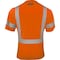 Ironwear Class 3 Hi Vis Two Tone Short Sleeve T-Shirt with Segmented Reflective Tape, Orange, 3X-Large 1840-O-3XL - alternate 2