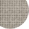 Homeroots 8' Brown Taupe And Ivory Round Geometric Washable Indoor Outdoor Area Rug 583272 - alternate 3