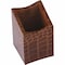 Dacasso Protacini Cognac Brown Italian Patent Leather Pencil Cup A6110 - alternate 1