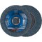 Pferd 5'' X-LOCK POLIFAN Flap Disc - Z SGP CURVE STEELOX, Zirconia, 40 Grit, Large Radius 67799 - alternate 1